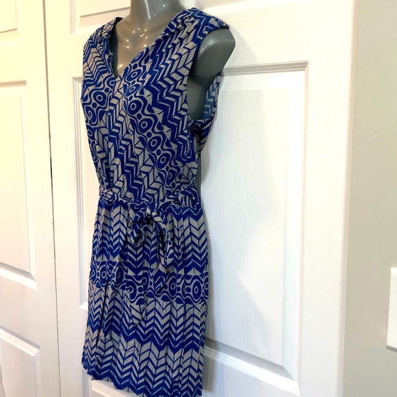 Blue and Gray Summer Dress Forever 21 size medium. - Picture 2 of 6